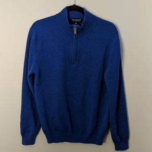Roundtree & Yorke Quarter Zip Pullover Sweater